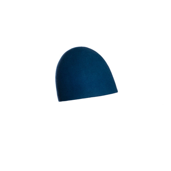 Kappe aus Haarfilz in Blau