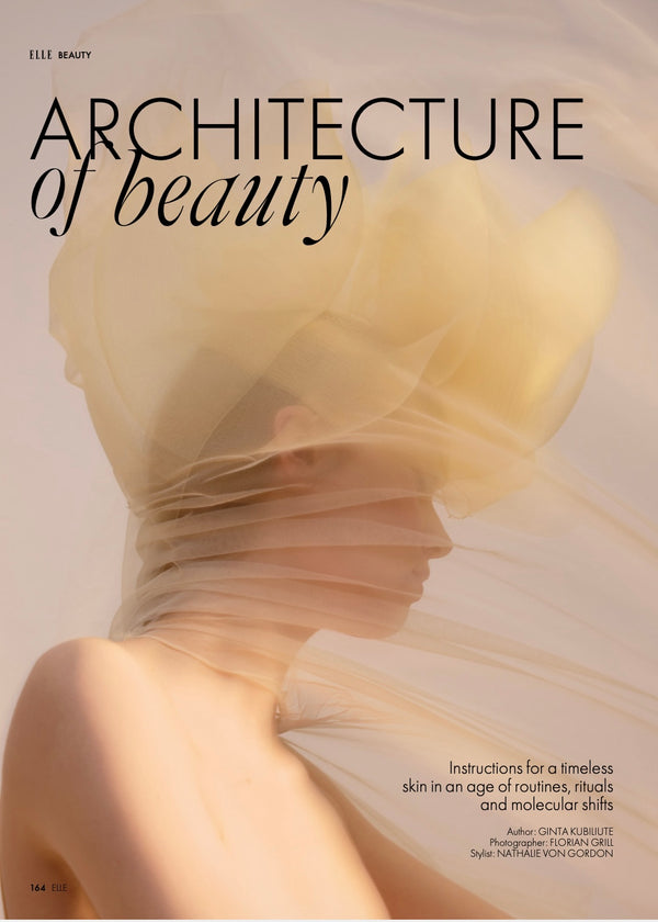 Hutcouture aus Crinol und Borte in Vanille – Ansicht 3