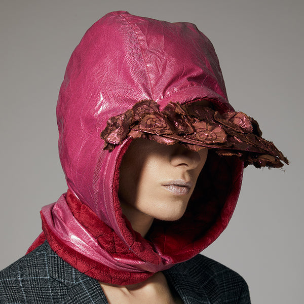 Kapuze in Fuchsia – Ansicht 2