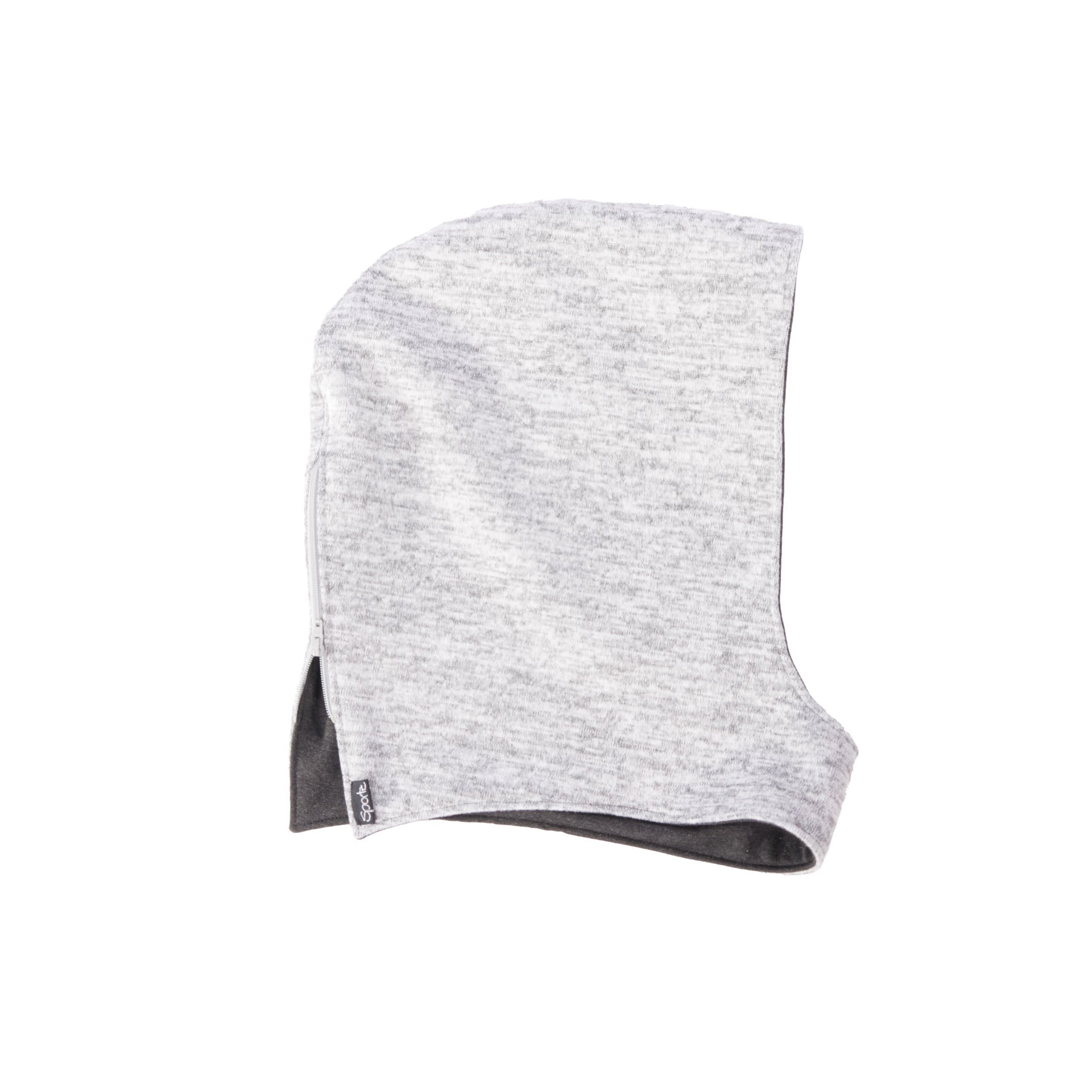 Kapuze aus Jersey in Grau