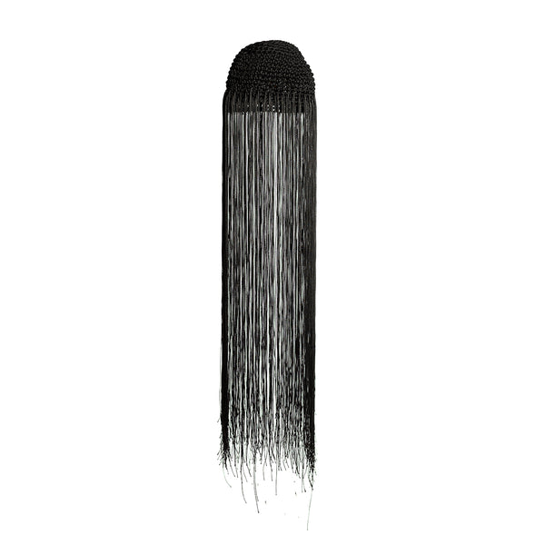 Mütze aus Baumwolle in Schwarz – Ansicht 2