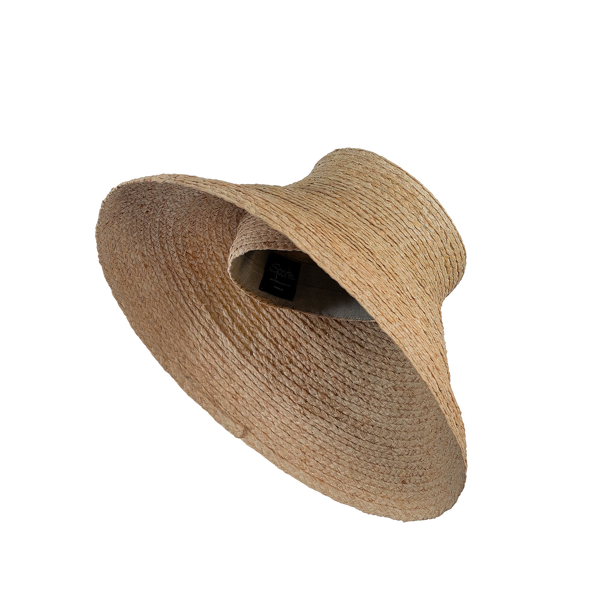 Cloche aus Raffiastroh