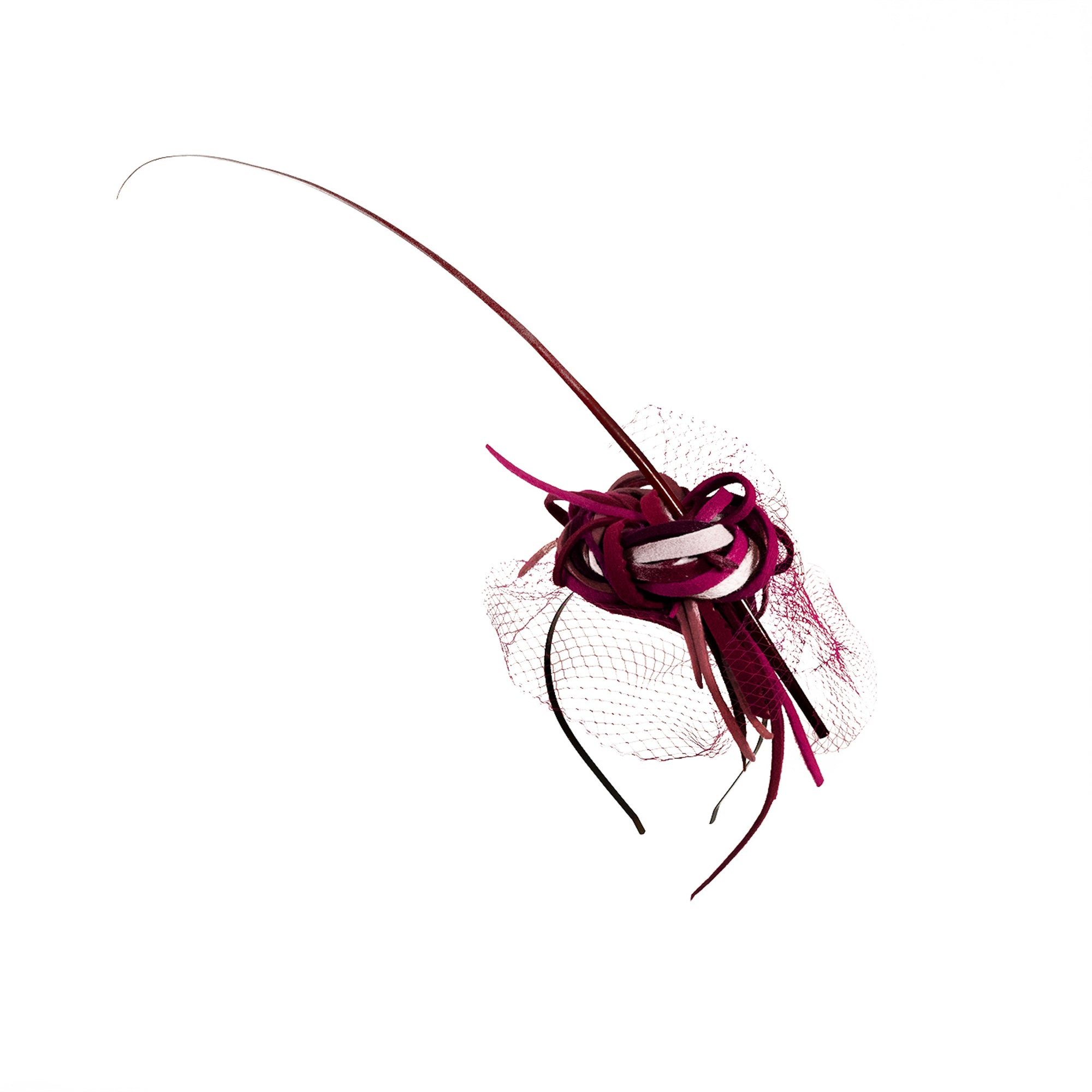 Fascinator mit Schleier