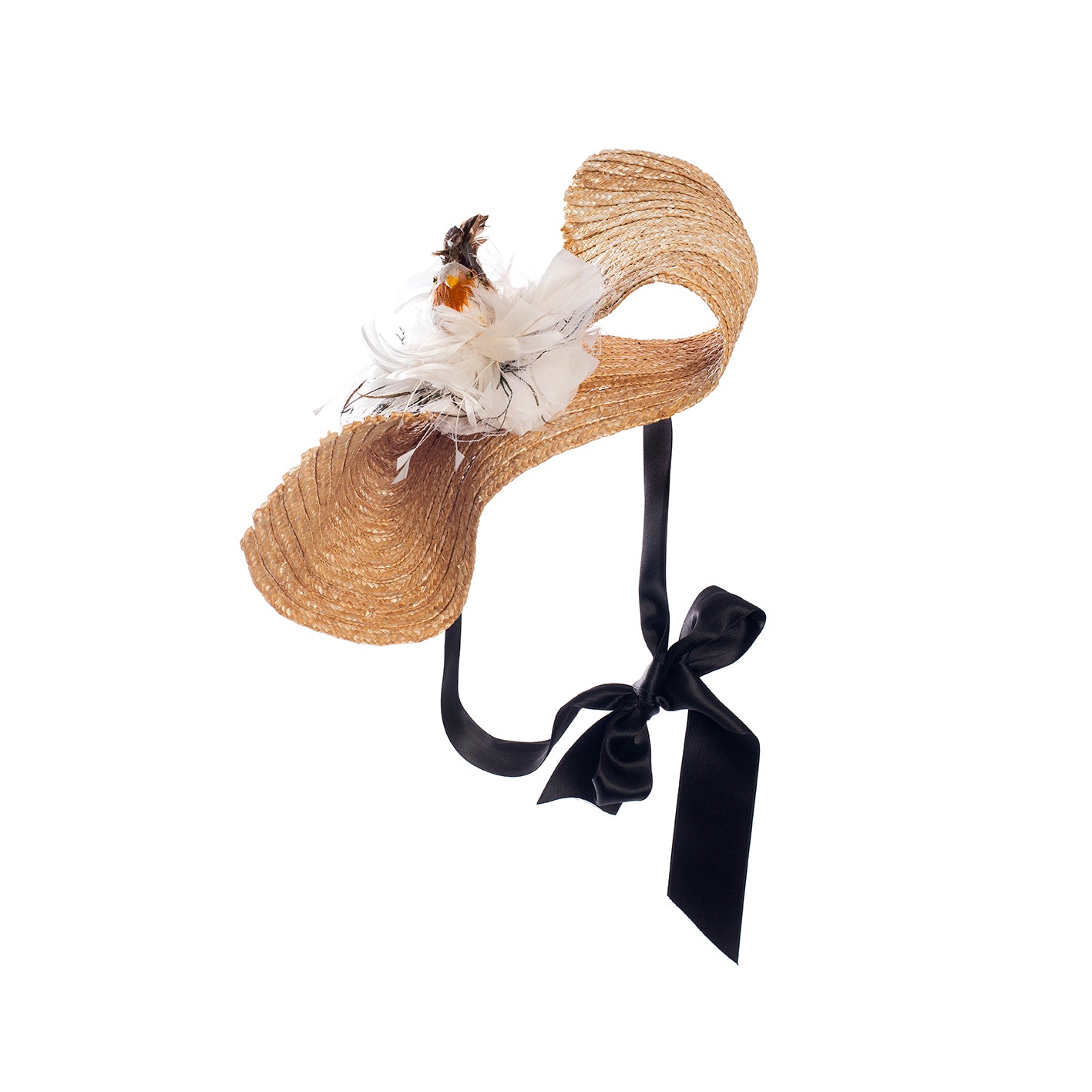 Fascinator aus Weizenstroh mit Wiesn`Törtchen