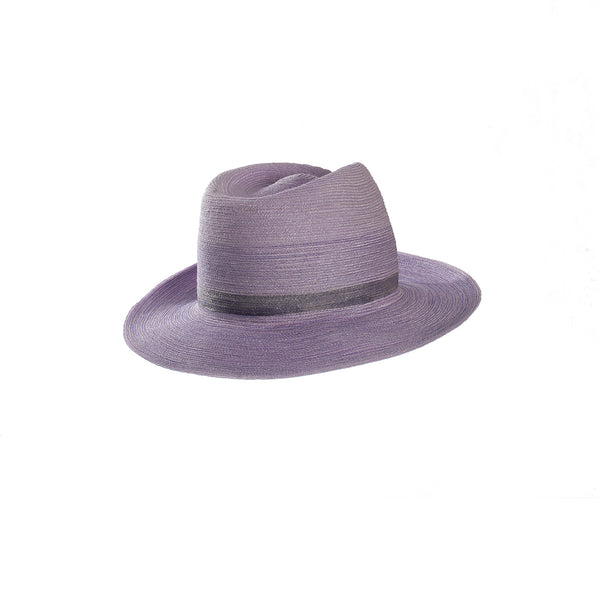 Fedora aus feiner sisolborte in Violett