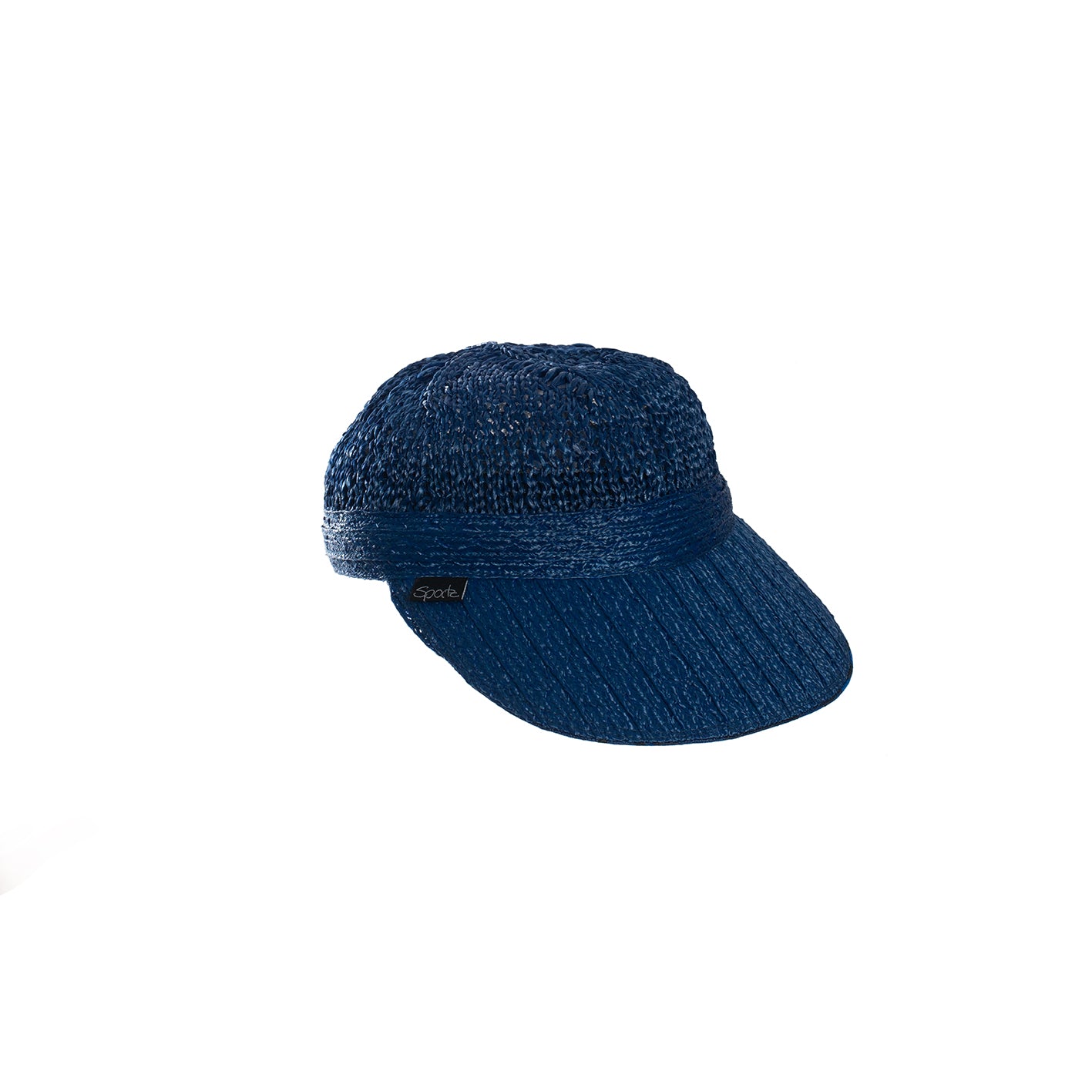 Kappe aus Viskosebast in Blau
