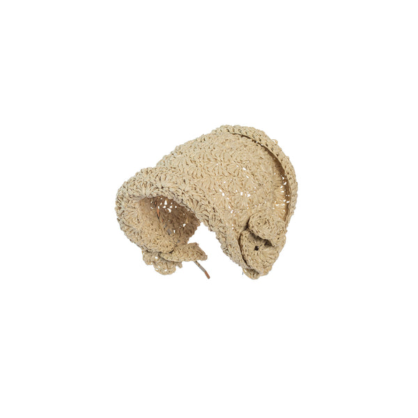 Fascinator aus Viskosebast in Beige