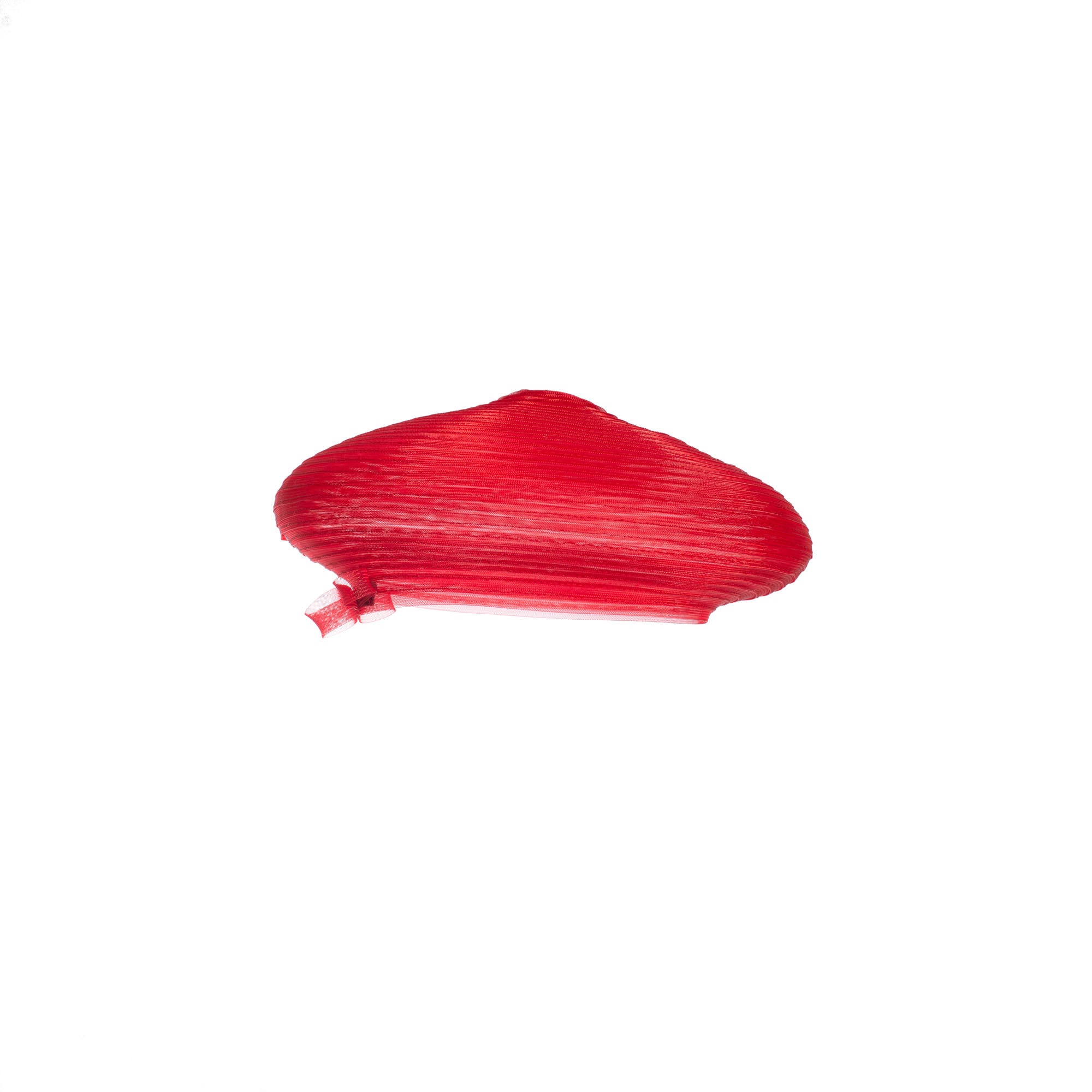 Baske aus Crinolborte in Rot