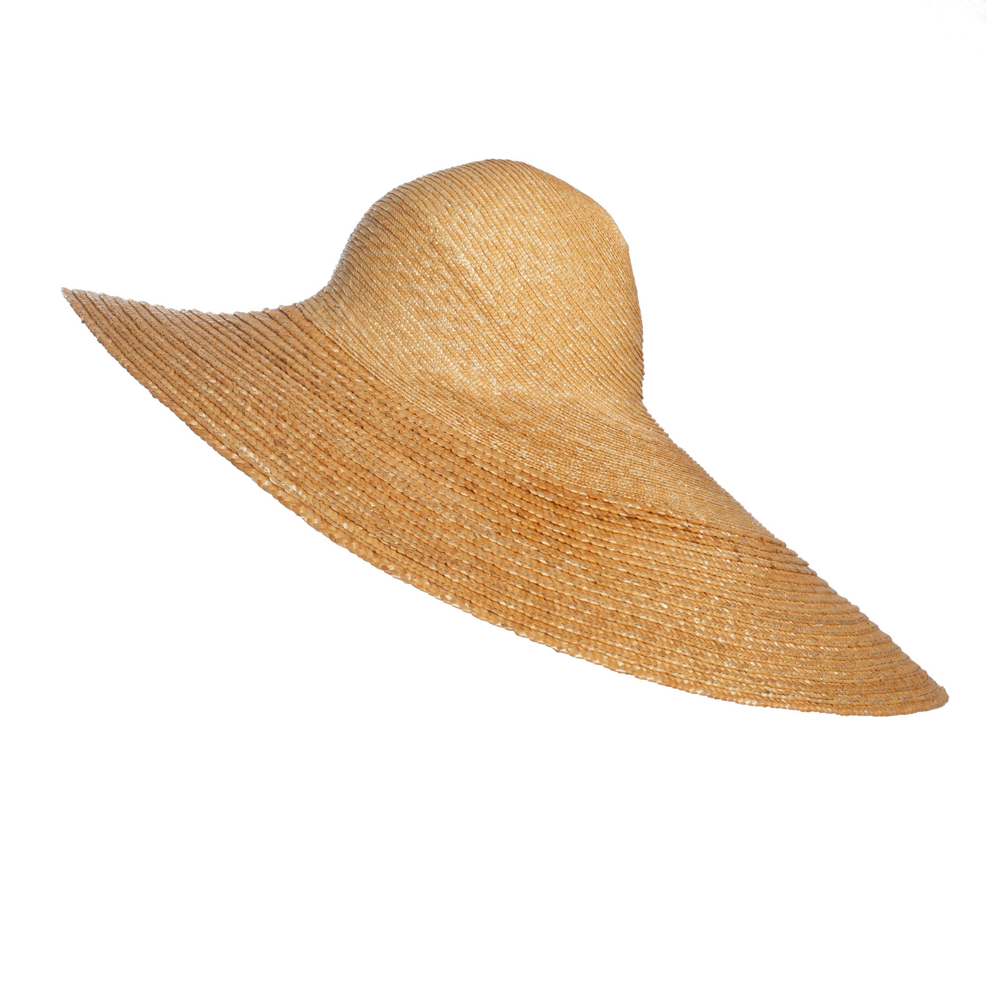 Cloche aus Weizenstrohborte in Natur – Ansicht 2