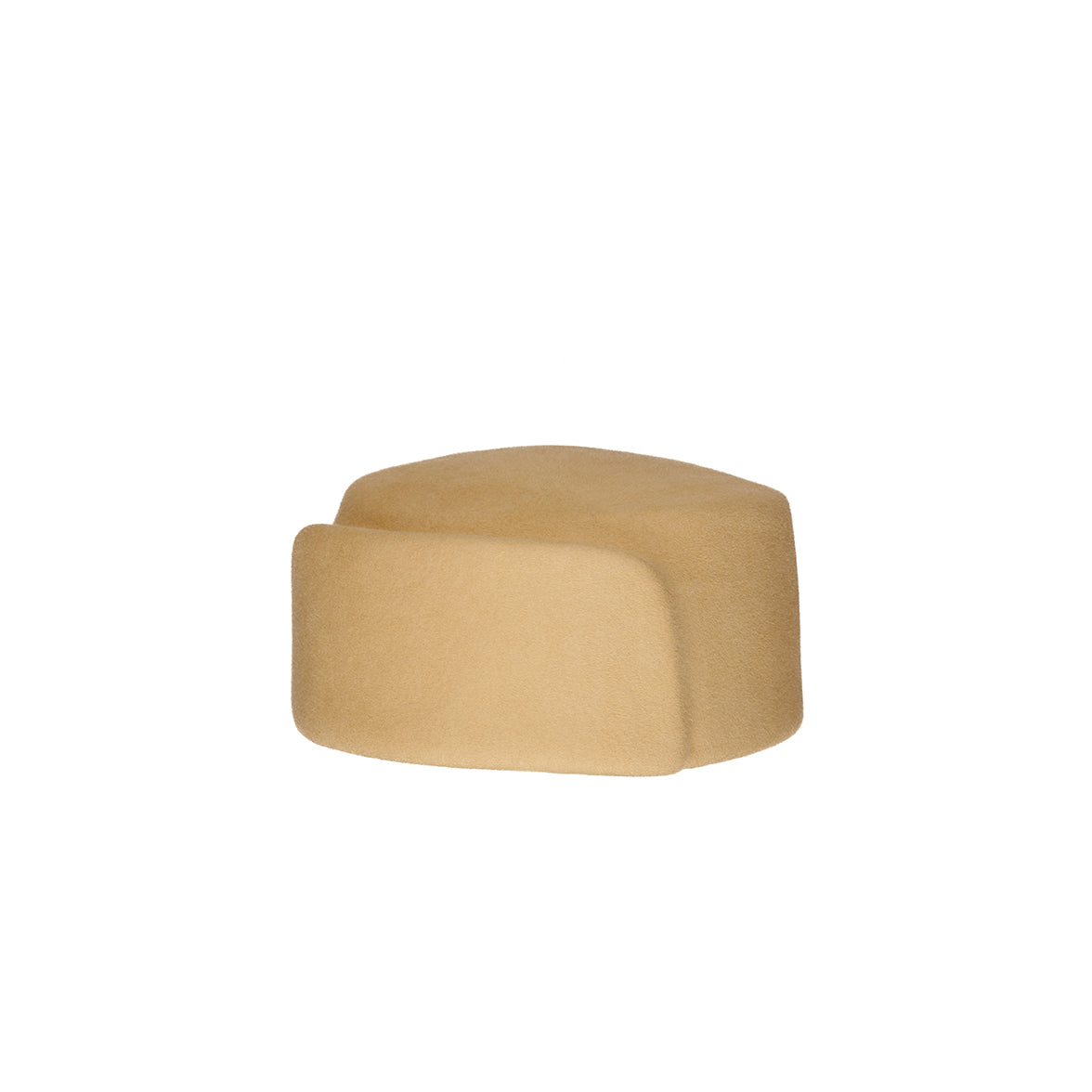 Pillbox aus Haarfilz in warmem Beige